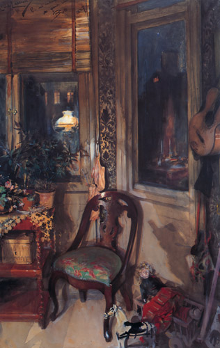 Toys in the Corner [Carl Larsson, 1887, from The Painter of Swedish Life: Carl Larsson]