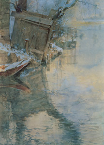 ロワン川の洗濯小屋 [カール・ラーション, 1885年, スウェーデンの国民画家 カール・ラーション展より]のサムネイル画像