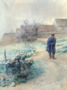 11月／霜 [カール・ラーション, 1882年, スウェーデンの国民画家 カール・ラーション展より]のサムネイル画像