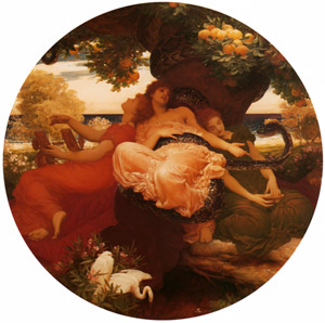 ヘスペリデスの園 [フレデリック・レイトン, 1892年, Frederick Lord Leightonより]のサムネイル画像
