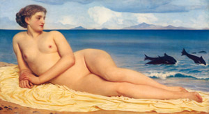 アクタイアー、浜辺のニンフ [フレデリック・レイトン, 1868年, Frederick Lord Leightonより]のサムネイル画像