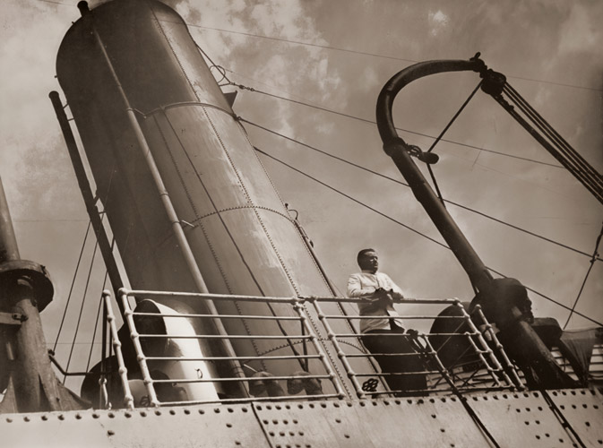 船 [藤田隼雄, 写真サロン 1936年9月号より] パブリックドメイン画像 