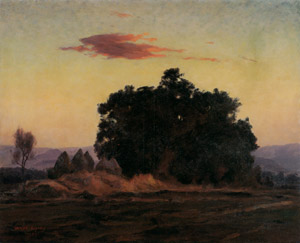 Sunset on the Fields [Eisaku Wada, 1920, from Retrospective Exhibition of Wada Eisaku] Thumbnail Images