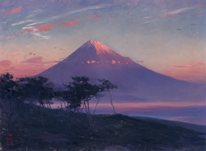 Mt. Fuji Glowing in the Rising Sun [Eisaku Wada, 1917, from Retrospective Exhibition of Wada Eisaku] Thumbnail Images