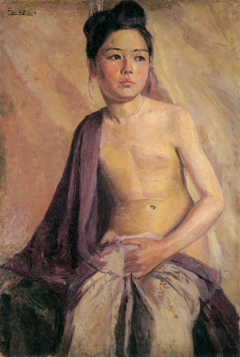 Portrait of a Girl [Eisaku Wada, 1896, from Retrospective Exhibition of Wada Eisaku]