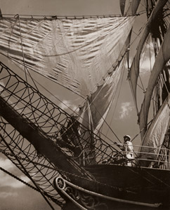 操帆 [佐藤信男, 写真サロン 1937年8月号より]のサムネイル画像