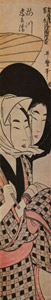 Umegawa and Chûbei, from the series Collection of Jôruri Recitations in the Tokiwazu and Tomimoto Styles [Kitagawa Utamaro, 1802, from Ukiyo-e shuka; Museum of Fine Arts Boston III] Thumbnail Images