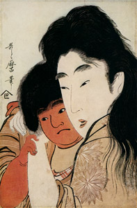Yamauba Cuddling Kintarô [Kitagawa Utamaro, 1795–1805, from Ukiyo-e shuka; Museum of Fine Arts Boston III] Thumbnail Images