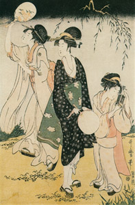 蛍狩り（中） [喜多川歌麿, 1796–1797年, 浮世絵聚花 ボストン美術館3より]のサムネイル画像