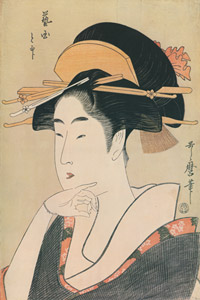 To Jirushi of the Land of Geisha [Kitagawa Utamaro,  from Ukiyo-e shuka; Museum of Fine Arts Boston III] Thumbnail Images