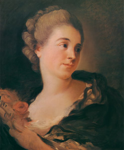 コロンブ嬢の肖像 [ジャン・オノレ・フラゴナール, フラゴナール展 図録 （1980年）より]のサムネイル画像