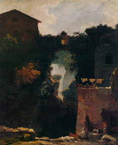 ティヴォリの滝 [ジャン・オノレ・フラゴナール, フラゴナール展 図録 （1980年）より]のサムネイル画像