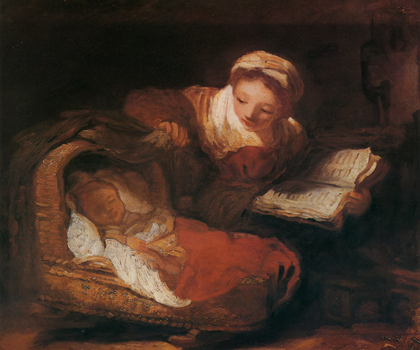 THE GOOD MOTHER [Jean-Honoré Fragonard,  from Fragonard]