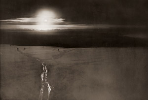 落陽の頃（追分附近） [中野峻陽, アサヒカメラ 1937年9月号より]のサムネイル画像