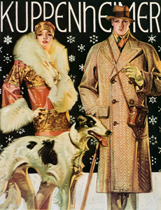B. Kuppenheimer & Company advertisement. [J. C. Leyendecker, 1926, from The J. C. Leyendecker Poster Book] Thumbnail Images
