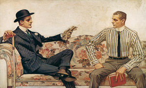 1912年のアロー・カラーの広告 [J・C・ライエンデッカー, 1912年, The J. C. Leyendecker Poster Bookより]のサムネイル画像