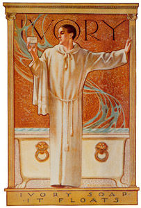 1900年のアイボリー・ソープの広告 [J・C・ライエンデッカー, 1900年, The J. C. Leyendecker Poster Bookより]のサムネイル画像