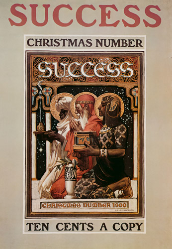 Success Magazine cover, Christmas. 1900. [J. C. Leyendecker, 1900, from The J. C. Leyendecker Poster Book]