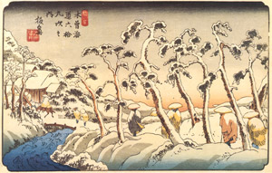 Sixty-nine Stations of Kiso Kaido : Itahana [Keisai Eisen,  from The exhibition of Keisai Eisen : in memory of the 150th anniversary after his death] Thumbnail Images