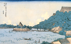 Tôei zan Hill viewed from Shinobazu Benten Shrine in Edo [Keisai Eisen,  from The exhibition of Keisai Eisen : in memory of the 150th anniversary after his death] Thumbnail Images