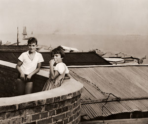 海辺小景 [植田壽三, 1936年, アサヒカメラ 1937年3月号より]のサムネイル画像