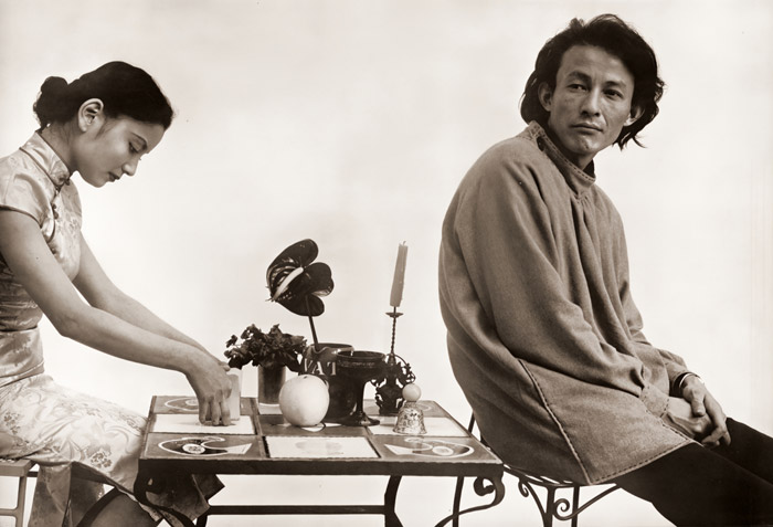 習作 [秋山庄太郎, 日本カメラ 1956年3月号より] パブリックドメイン画像 