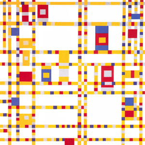 Broadway Boogie Woogie [Piet Mondrian, 1942-1943, from Mondrian: 1872-1944: Structures in Space] Thumbnail Images