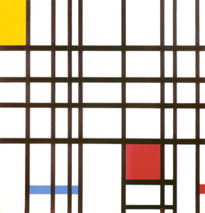 Compositie met rood, geel en blauw [Piet Mondrian, 1939-1942, from Mondrian: 1872-1944: Structures in Space] Thumbnail Images