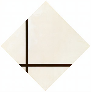Compositie met twee lijnen [Piet Mondrian, 1931, from Mondrian: 1872-1944: Structures in Space] Thumbnail Images