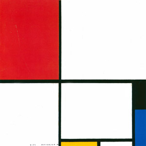 Compositie met rood, geel en blauw [Piet Mondrian, 1928, from Mondrian: 1872-1944: Structures in Space] Thumbnail Images