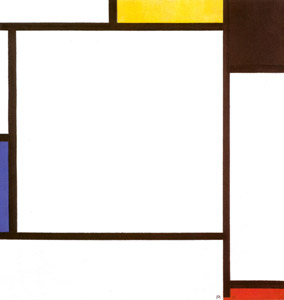 Compositie 2 [Piet Mondrian, 1922, from Mondrian: 1872-1944: Structures in Space] Thumbnail Images