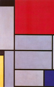 Tableau I [Piet Mondrian, 1921, from Mondrian: 1872-1944: Structures in Space] Thumbnail Images