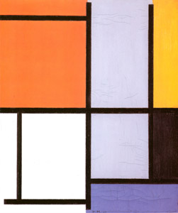Compositie [Piet Mondrian, 1921, from Mondrian: 1872-1944: Structures in Space] Thumbnail Images
