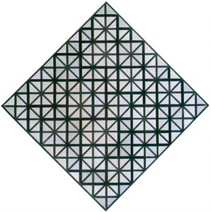 Losangique met grijze lijnen [Piet Mondrian, 1918, from Mondrian: 1872-1944: Structures in Space] Thumbnail Images