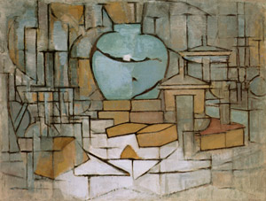 Stilleven met gemberpot II [Piet Mondrian, 1911-1912, from Mondrian: 1872-1944: Structures in Space] Thumbnail Images