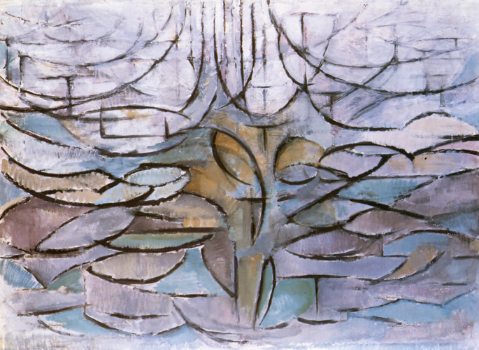 花盛りの林檎の木 [ピート・モンドリアン, 1912年, ピート 