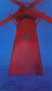 De rode molen [Piet Mondrian, 1910-11, from Mondrian: 1872-1944: Structures in Space] Thumbnail Images