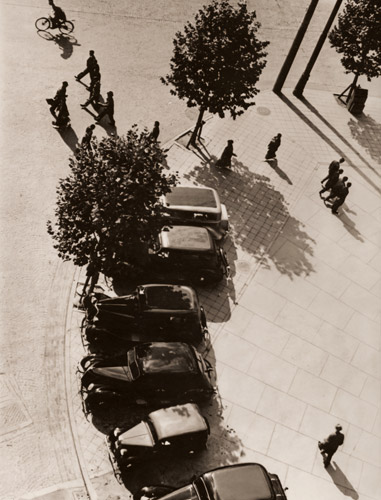 数寄屋橋前 [中井猛夫, アサヒカメラ 1938年6月号より] パブリックドメイン画像 