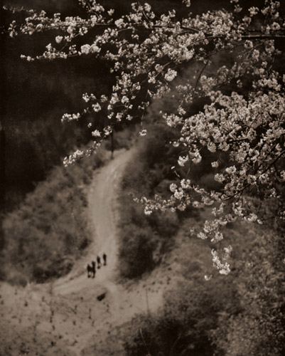 峠春色 [中居正躬, アサヒカメラ 1938年6月号より] パブリックドメイン画像 
