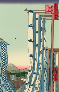 神田紺屋町 [歌川広重, 1857年, 廣重名所江戸百景 新印刷によるより]のサムネイル画像