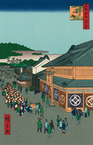 Shitaya Hirokōji [Utagawa Hiroshige, 1856, from Hiroshige: One Hundred Famous Views of Edo] Thumbnail Images