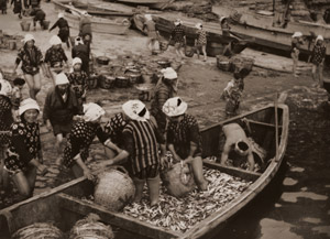 漁港風景 [池田和, アサヒカメラ 1938年2月号より]のサムネイル画像