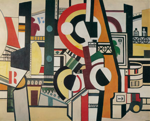 都会の中の円盤 [フェルナン・レジェ, 1920-1921年, 図録 レジェ展 （1994年）より]のサムネイル画像
