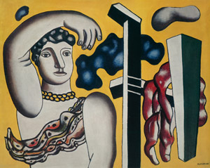 石膏像のある静物 [フェルナン・レジェ, 1927年, 図録 レジェ展 （1994年）より]のサムネイル画像