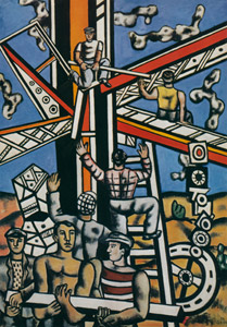 「建設者たち」のための構成 [フェルナン・レジェ, 1950年, 図録 レジェ展 （1994年）より]のサムネイル画像