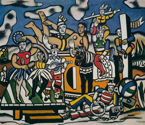 La grande parade (1er éta) [Fernand Léger, 1952, from Fernand Léger Exhibition Catalogue] Thumbnail Images