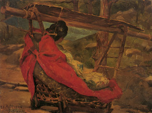 駕籠に乗った婦人 1886年8月28日 [ジョルジュ・ビゴー, ジョルジュ・ビゴー展 明治日本を生きたフランス人画家より]のサムネイル画像