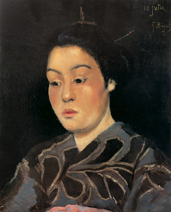婦人像 6月10日 [ジョルジュ・ビゴー, ジョルジュ・ビゴー展 明治日本を生きたフランス人画家より]のサムネイル画像