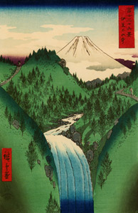 The Izu Mountains [Utagawa Hiroshige, 1858, from Thirty-six Views of Mount Fuji (Nazotoki Ukiyo-e Sōsho)] Thumbnail Images