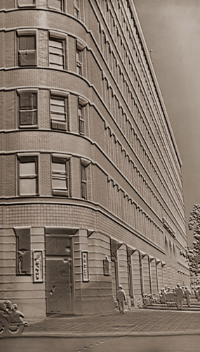 Corner of a Building [Jakumaro Mano, 1936, from Asahi Camera March 1936]